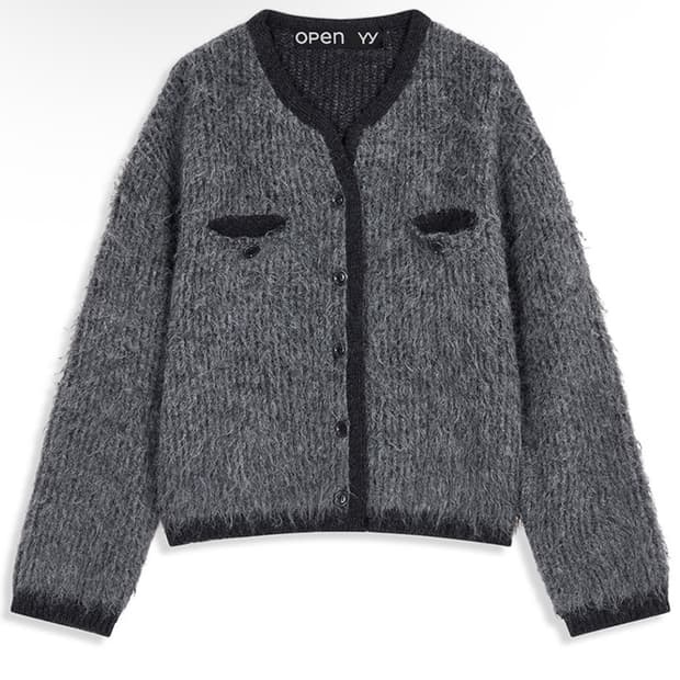 오픈와이와이 그레이 가디건