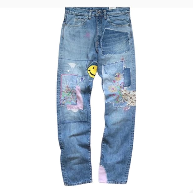 36) 캐피탈 데님 팬츠 집시 리메이크