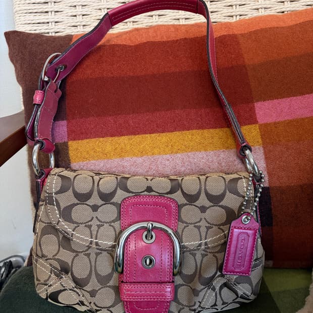 코치 빈티지 정품 웨스턴 미니 숄더백