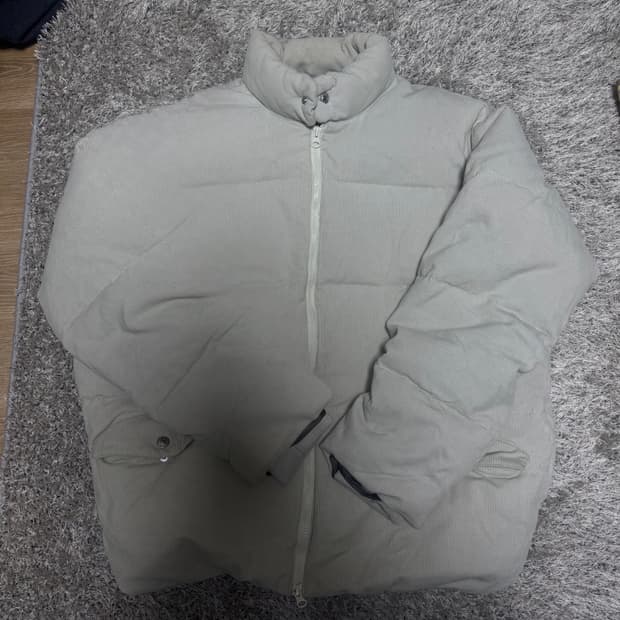 프리즘웍스 코듀로이 구스다운 패딩