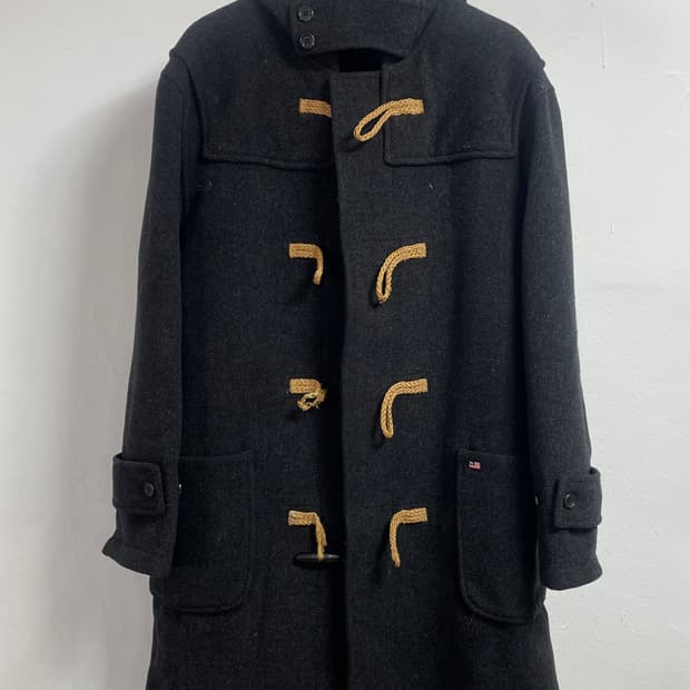 폴로 진스 다크그레이 더플 떡볶이 코트(on.349)   