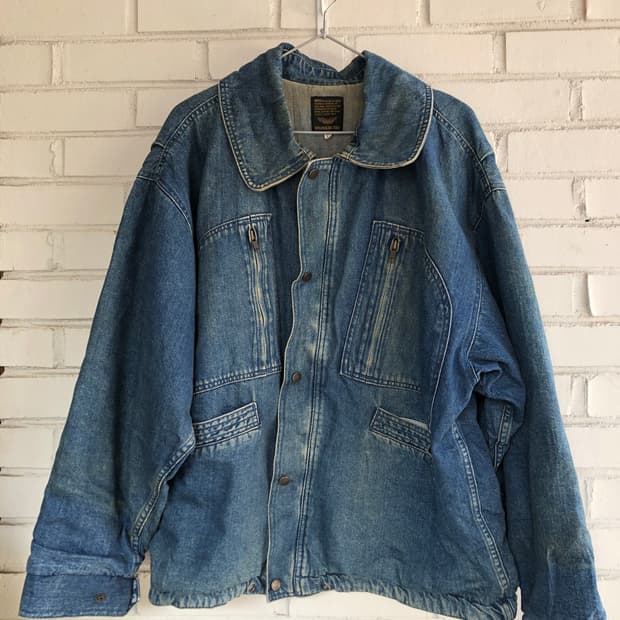 랭글러 데님 블루종 자켓