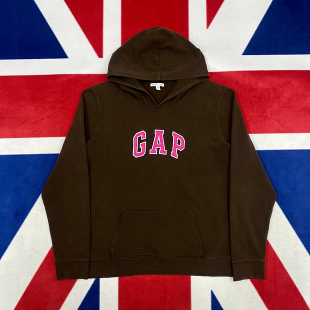 GAP 브라운 후드티 여성L 