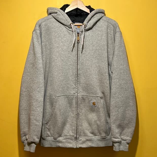 [M] 칼하트 레인 디펜더 미드웨이트 퀼트 라이닝 후드 집업