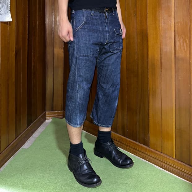 Lee union made engineered denim shorts