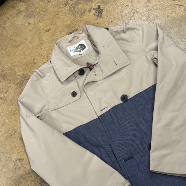 [정품/M] 노스페이스 배색 트렌치 코트 b14