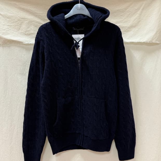 브랜디멜빌 짜임 니트 후드집업