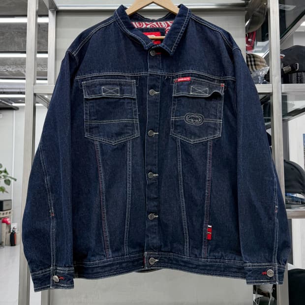  에코 Ecko Unltd 00s 인디고 데님 트러커 자켓