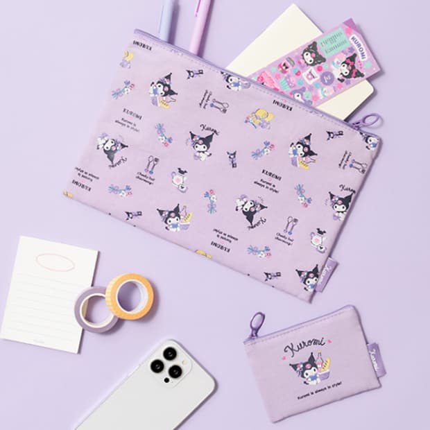 yes24/예스24 산리오 굿즈 쿠로미 북파우치 세트