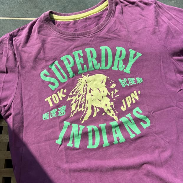 Superdry 인디안 웨스턴 티셔츠