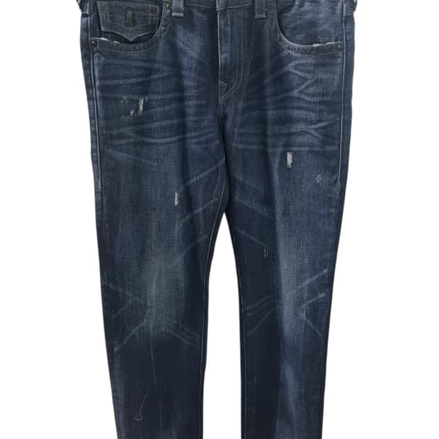 트루릴리젼 GENO 릴렉스 슬림 데님 청바지 34