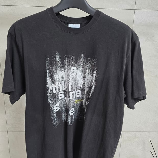 디스이즈네버댓 프린팅 로고 반팔 XL