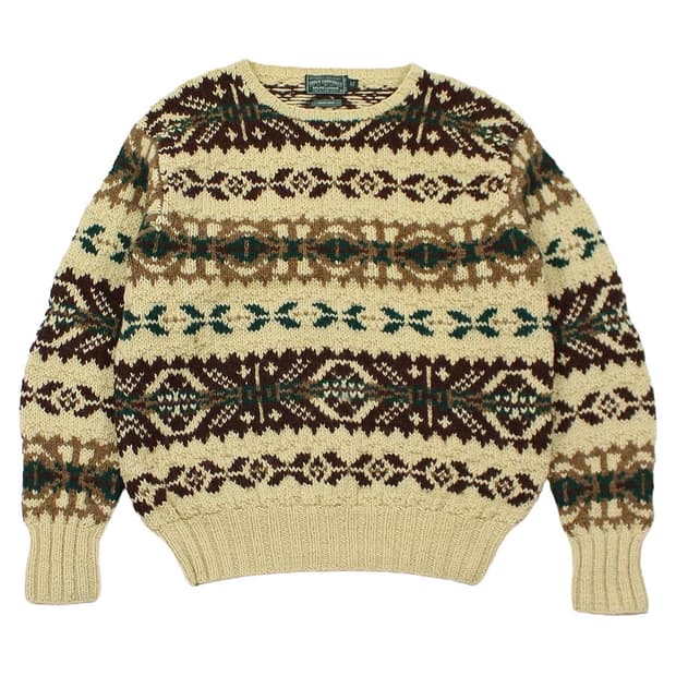 1990s 폴로컨트리 핸드 니트 RRL 전신