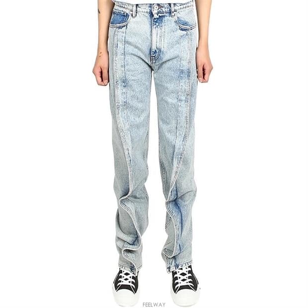 y/project 바나나 진 32 ice blue