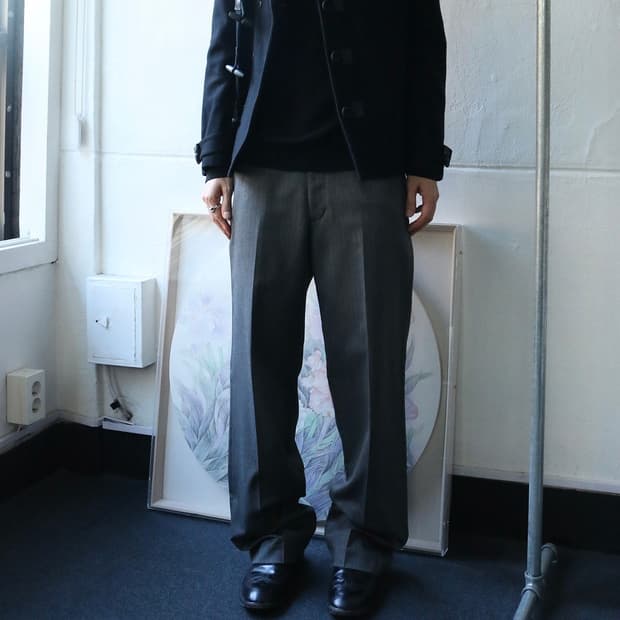 핀 스트라이프 트라우저 팬츠