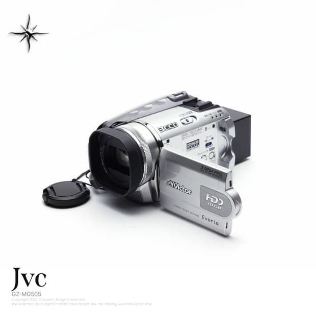 (레트로색감) jvc GZ-MG505 빈티지캠코더