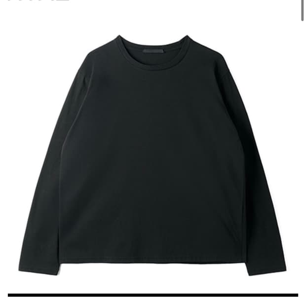 Htae 90s Basement Long Sleeve Raven Blac
