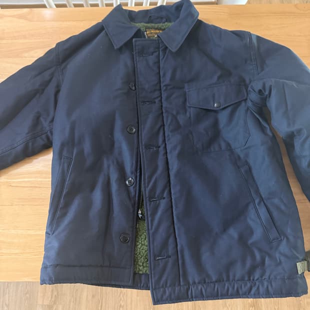 버즈릭슨 A-2 데크 자켓 (42, 네이비)