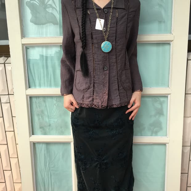 Lace trimming jacket