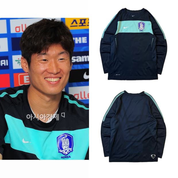 나이키 10-12 대한민국 축구 국대 트레이닝 긴팔 져지 유니폼 [M]