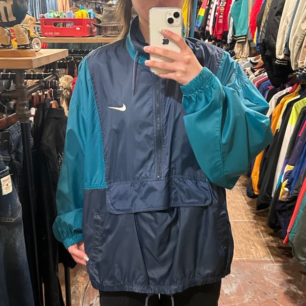 [HI] 나이키 아노락 네이비