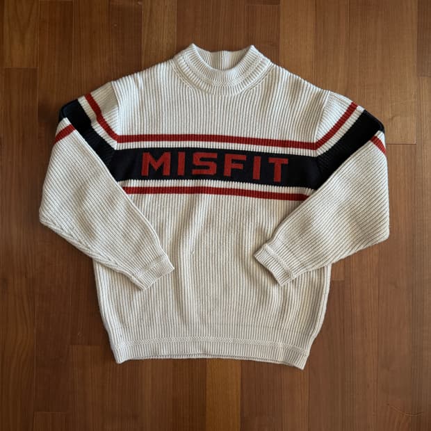 스컬프터 빈티지 90s 스웨터