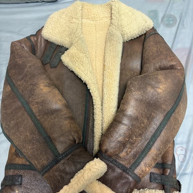 빈티지 B-3 무스탕 자켓 L