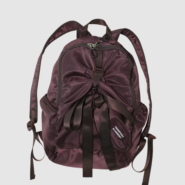 인앤양인하모니 BOW BACKPACK 버건디 백팩 가방