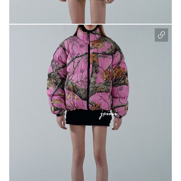 스컬프터 102 RDS 크롭 패딩 핑크 S