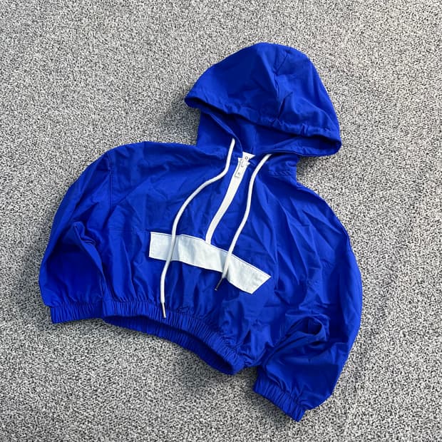 M 빈티지 키즈 후드 바람막이 0403M