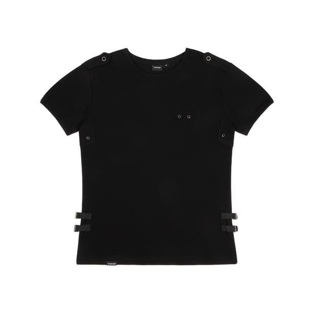 AAKAM 아캄 Tactical Half Top (Black) 1SIZE