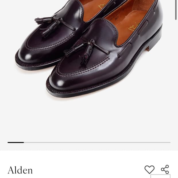 [알든 처분] alden 알든 563 코도반 테슬로퍼 급처