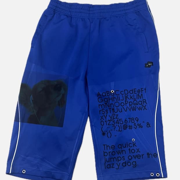 빈티지 농구바지 7부바지 트랙팬츠 반바지 네이비 파랑  vintage