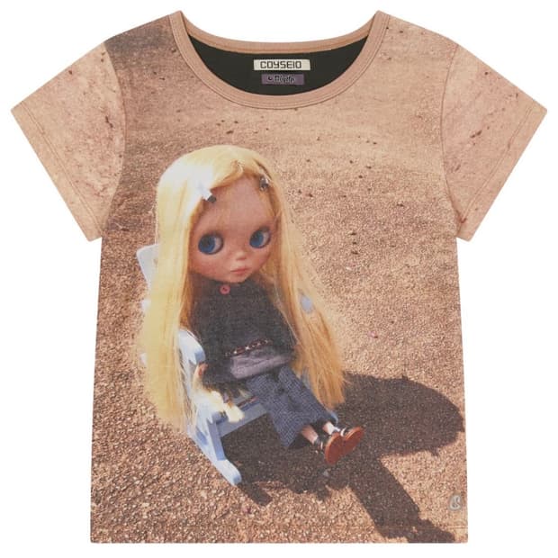 COYSEIO 코이세이오 브라이스 그래픽 티셔츠 애쉬브라운