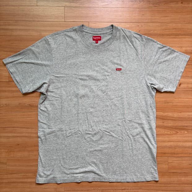 [XL] 슈프림 스몰 박스 티셔츠 헤더 그레이