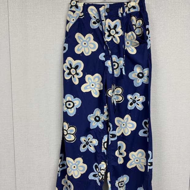 유니클로x마르니 플라워 팬츠