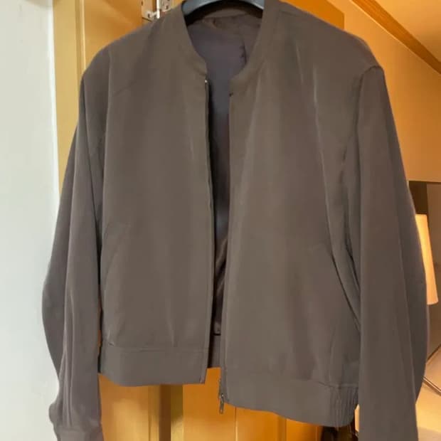 엘무드 블루종 자켓 브라운