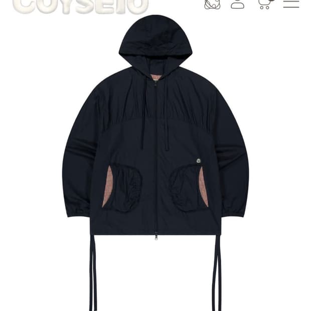 코이세이오 체크 링클스 윈드 브레이커 1