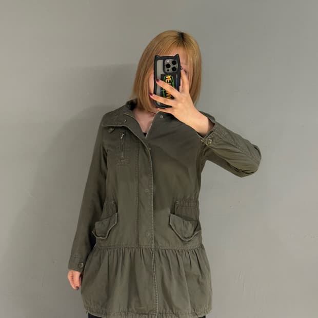 frill detail pocket detail jacket