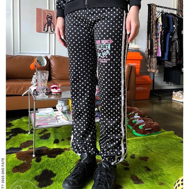 1990s ♥B.J.G♥ Japan Dot Track Pants
