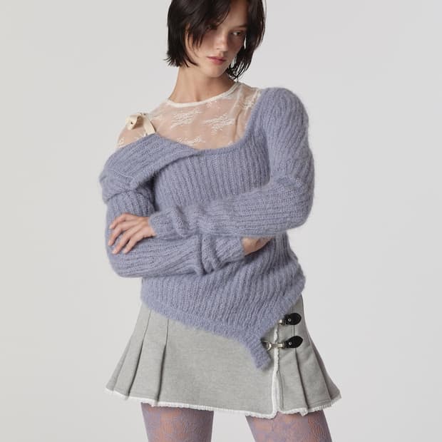 [S] 글로니 아이사 니트 블루벨