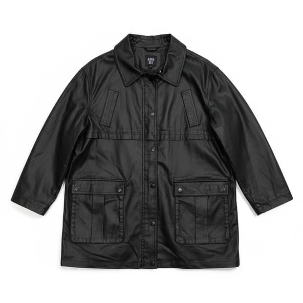 Anna Sui 안나수이 블랙 레더코트 66 (클래식)