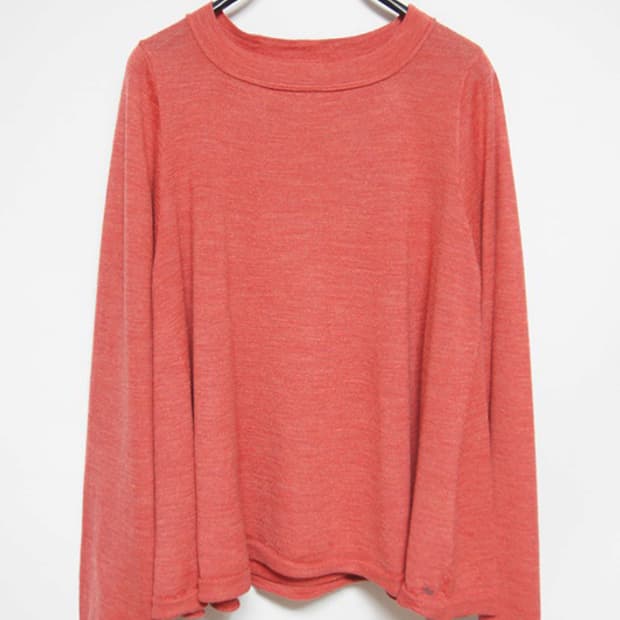 45R 정품 니트 티셔츠 오렌지