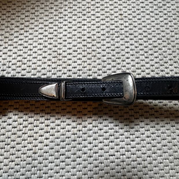 르메르 미니멀 웨스턴 벨트 100cm