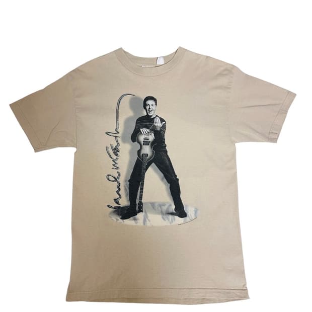 빈티지 00s 폴매카트니 PAUL McCARTNEY 투어 밴드티 M