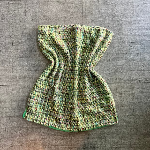 일본빈티지 Etro 오리엔탈보헤미안 트위드 미디스커트