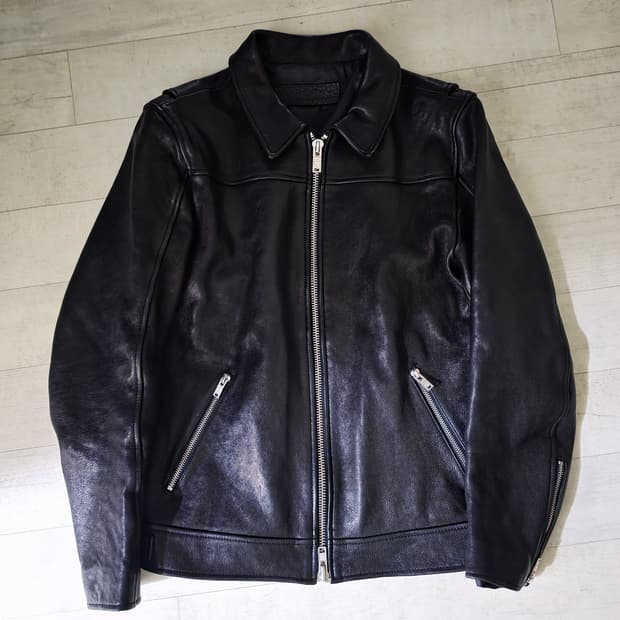 느와르라르메스 싱글 레더 자켓 44