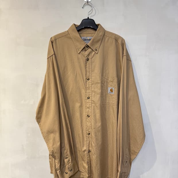 칼하트 베이지 긴팔셔츠