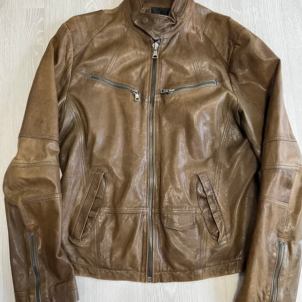 잭앤질 양가죽자켓100