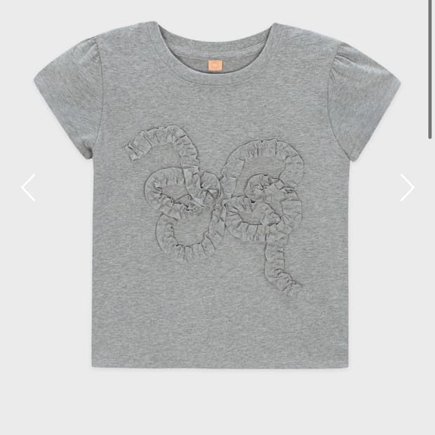 시눈 버터플라이 프릴 티셔츠 로라로라 타낫 아카이브제이투유 더바넷